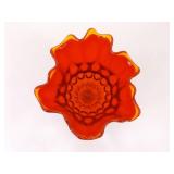 Lot of Vintage L.E. Smith, Fenton, etc. Amberina Glass