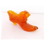 Lot of Vintage L.E. Smith, Fenton, etc. Amberina Glass