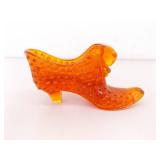 Lot of Vintage L.E. Smith, Fenton, etc. Amberina Glass