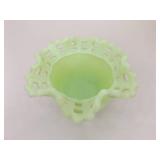 Lot of Misc Art Glass, Fenton Uranium Glass, Slag Glass, Hazel Atlas Milk Glass, etc.