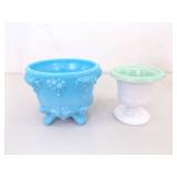 Lot of Misc Art Glass, Fenton Uranium Glass, Slag Glass, Hazel Atlas Milk Glass, etc.