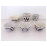 Lot of Vintage Roseville RRP Hand Painted Crocks, Bowls, etc.