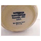 Lot of Vintage Roseville RRP Hand Painted Crocks, Bowls, etc.