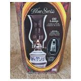 Blue Swiss Oil Lamp