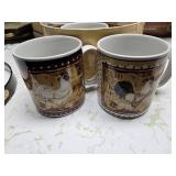 Sakura Rooster Mugs
