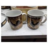 Sakura Rooster Mugs