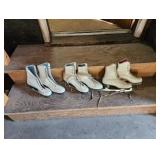 Vintage Leather Figure Skates