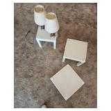 Tables and lamps