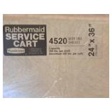 Rubbermaid® 400-lbs Service Cart 2-shelf 4520