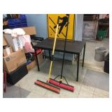 2 Push Brooms 24"