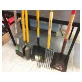 Yard Tools - Shovels - Fork - Post Hole