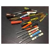 Group Vintage Advertiser Pocket Screwdrivers