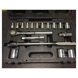 Klutch 1/2" Dr Ratchet - Socket Set 3/8 - 1 1/4
