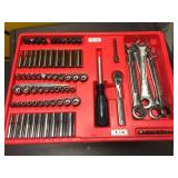 Like New Craftsman 1/ - 3/8 - 1/2 Sockets - Wrenches - Screwdriver Set