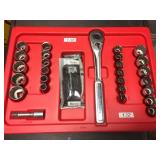 Like New Craftsman 1/ - 3/8 - 1/2 Sockets - Wrenches - Screwdriver Set