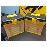 2 Plastic Organizer Tray - Tool Boxes - Nice - Missing a Couple Trays
