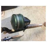 3 Vintage Fishing Rods/Reels - Johnson - Shimano - Shakespear
