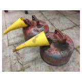 2 Metal Safety Can/Gas Cans