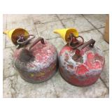2 Metal Safety Can/Gas Cans