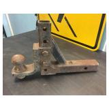 Heavy Adjustable 2" Trailer Hitch - 2 5/16" Ball