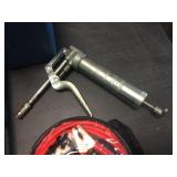 Toolbox - Jumper Cables - Socket Set - Grease Gun