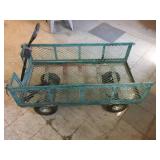 Metal Yard/Garden Cart - Drop Sides - 24 x 48