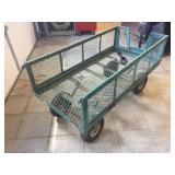 Metal Yard/Garden Cart - Drop Sides - 24 x 48