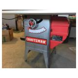 Craftsman 152 10 Inch Table Saw 1 1/2HP Heavy Duty Induction Motor