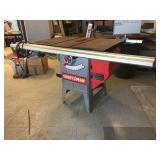 Craftsman 152 10 Inch Table Saw 1 1/2HP Heavy Duty Induction Motor