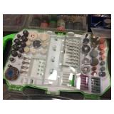 4 Dremel/Type Tools with a bunch of bits