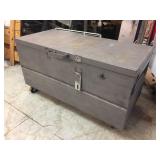 Smaller Rolling Job Box 42 x 19 x 23 - Decent