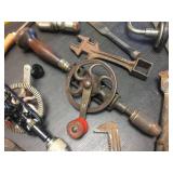 Vintage Hand Tools - Drills - Brace - Files
