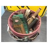 Job Boss Bucket with Flat Bars - Hammer Nailer