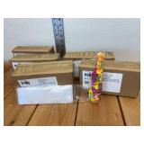 5 Cases, 2"x7", 2 mil, Clear, Plastic Bags, Open Top, 1,000 Bags per Case Total 5,000 Bags in This Lot Item #000350