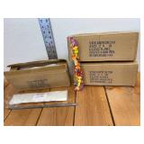 3 Cases, 2"x10", 2 mil, Clear, Plastic Bags, Open Top, 1,000 Bags per Case Total 3,000 Bags in This Lot, Item #PB20210