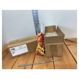 2 Cases, 4.125"x9.5", 1.6 mil, Clear, Plastic Bags, Peal and Reseal, 1,000 Bags per Case Total 2,000 Bags in This Lot, Item #13200