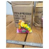 3 Cases Total , (1) 3"x3", (1) 2"x3", & (1) 4"x4" 2 mil, Clear, Plastic Bags, All Open Top, 1,000 Bags per Case Total 3,000 Bags in This Lot, Items #PB20303, PB20203 & PB20404