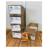 5 Cases, 4.75"x6.5", 1.6 mil, Clear, Plastic Bags, Peel & Reseal Top, 1,000 Bags per Case Total 5,000 Bags in This Lot, Item #13210