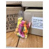 4 Cases, 3"x5", 2 mil, Clear, Plastic Bags, Open Top, 1,000 Bags per Case Total 4,000 Bags in This Lot, Item #PB20305