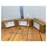 3 Cases, 2"x8", 2 mil, Clear, Plastic Bags, Open Top, 1,000 Bags per Case Total 3,000 Bags in This Lot, Item #000347