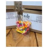 4 Cases, 3"x4", 2 mil, Clear, Plastic Bags, Open Top, 1,000 Bags per Case Total 4,000 Bags in This Lot, Item #000360