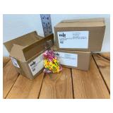 3 Cases, 4.37"x5.75", 1.6 mil, Clear, Plastic Bags, Peel & Reseal Top, 1,000 Bags per Case Total 4,000 Bags in This Lot, Item #13205