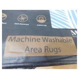 (2) MSI Illusion 60 in. x 84 in. Blue Polyester Cotton Geometric Indoor Area Rug