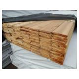 1 x 6 Western Red Cedar Tongue & Groove WP-4 V-Groove Gap Reversible - 2204 Linear Feet