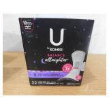 (3) U by Kotex Allnighter Ultra Thin Pads