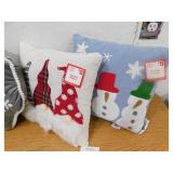 (6) Holiday Decorative Pillows
