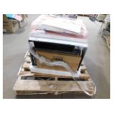 New - LG 23,500 BTU 230/208V Window Air Conditioner Cools 1450 Sq. Ft. with Dual Inverter, Wi-Fi Enabled and Remote in White