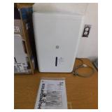 GE 35 pt. Dehumidifier with Smart Dry for Bedroom, Basement or Very Damp Rooms up to 3000 sq. ft. in White, ENERGY STAR