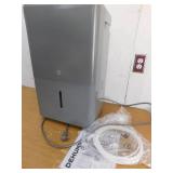 GE 50-Pint Dehumidifier with Built-in Pump for Basement, Garage or Wet Rooms up to 4500 sq. ft. in Grey, ENERGY STAR