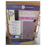 GE 50-Pint Dehumidifier with Built-in Pump for Basement, Garage or Wet Rooms up to 4500 sq. ft. in Grey, ENERGY STAR